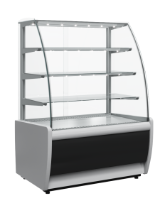 Витрина кондитерская Carboma K70 VH 1,3-1 LIGHT Chocolate 0011-9005 (ВХСв - 1,3д ТЕХНО)