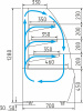 Витрина кондитерская Carboma K70 VV 1,3-1 STANDARD 9005-0430 (ВХСв-1,3д Люкс)