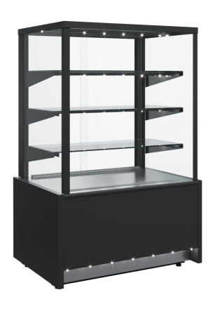 Витрина кондитерская Carboma KC70 VH 1,3-1 LIGHT Chocolate 9005-0430 (ВХСв-1,3д Cube)