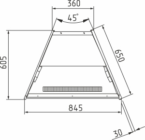 Витрина кондитерская Carboma K70 VM-3 LIGHT 0013-0430 (ВХСв-У1д)
