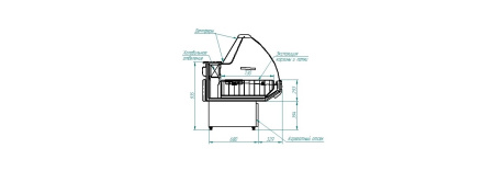 Витрина морозильная Cryspi Gamma-2 M 1800