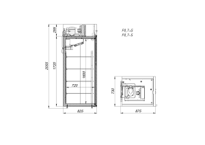 Шкаф морозильный Arkto F0.7-S