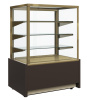 Витрина кондитерская Carboma KC70 VH 1,3-1 LIGHT Chocolate 0102-0109 (ВХСв-1,3д Cube)